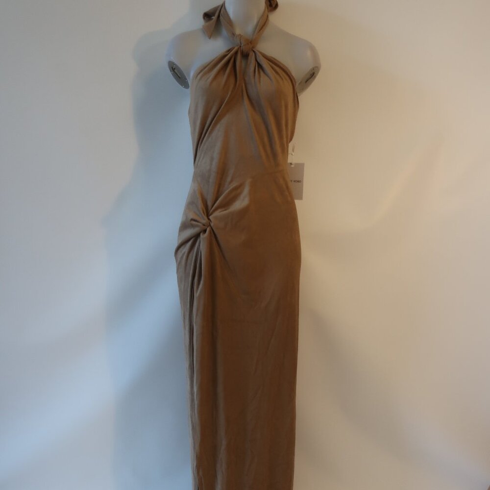 Ronny Kobo Collection Tan Maxi Dress - Picture 4 of 15